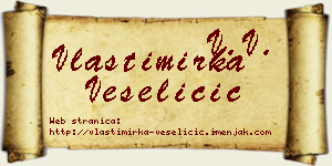 Vlastimirka Veseličić vizit kartica